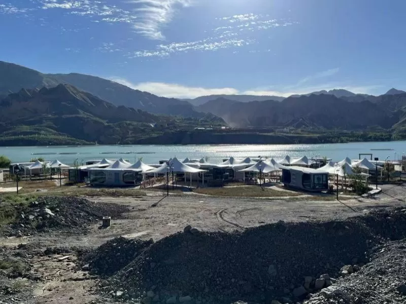 Space Capsule Camping Base in Qinghai