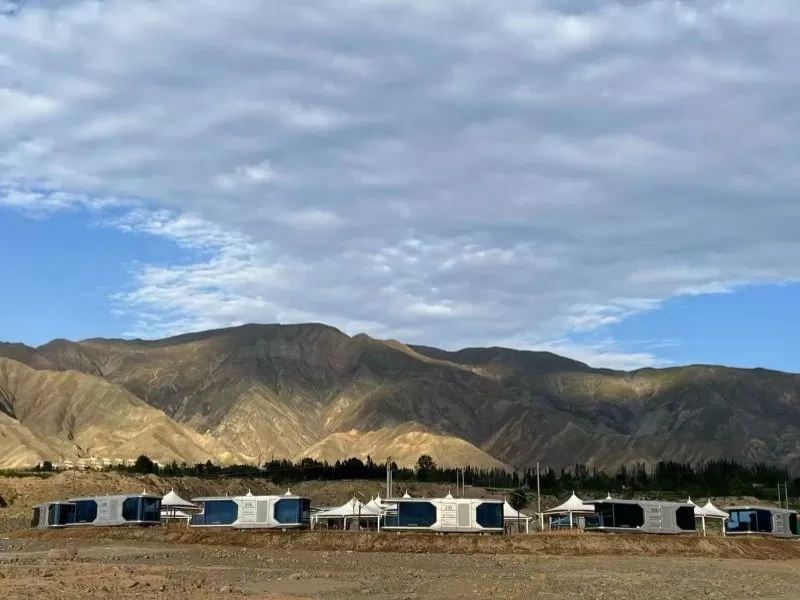 Space Capsule Camping Base in Qinghai