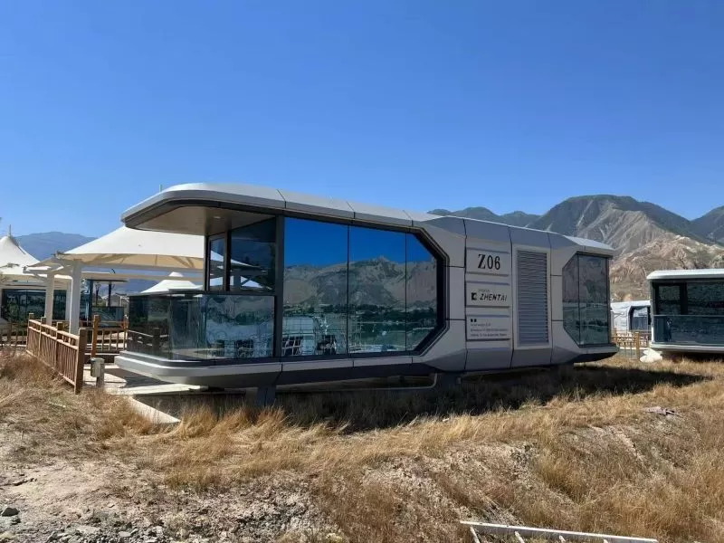 Space Capsule Camping Base in Qinghai